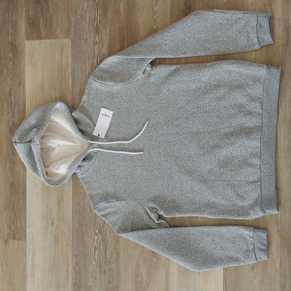 NWT Goodfellow & Co Men's Soft Hooded Pullover Grey Size M - Picture 1 of 9